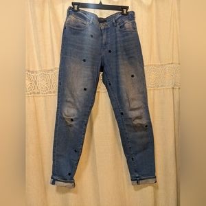 W Scotch & Soda star embroidered denim, size 26x32